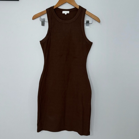 Meshki Dresses & Skirts - Meshki Ribbed Bodycon Mini Dress - M